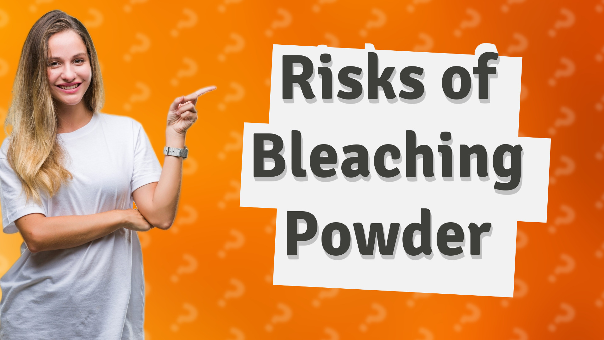 Risks of Bleaching Powder