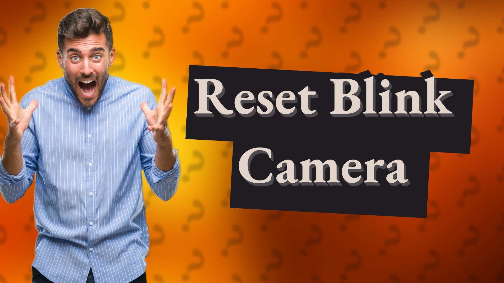 Reset Blink Camera