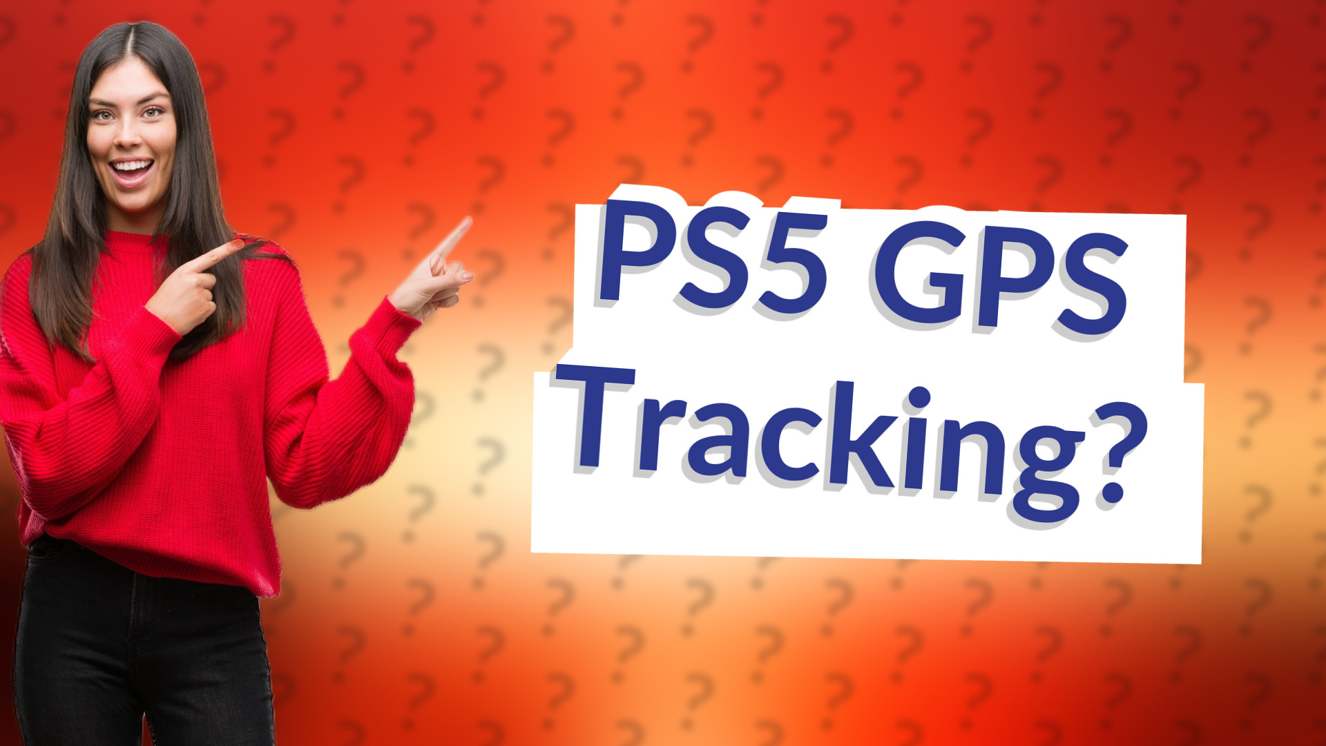 PS5 GPS Tracking?