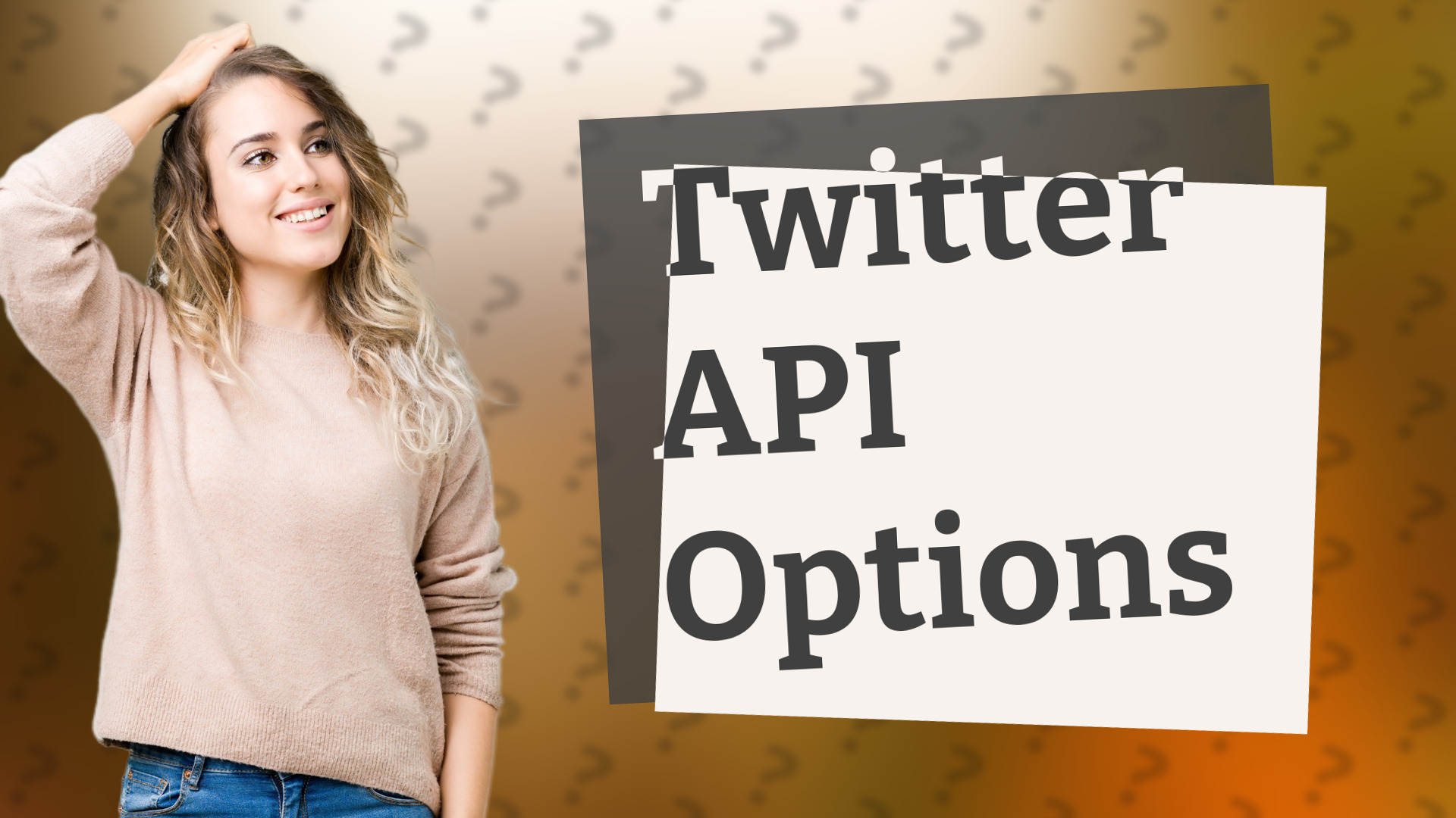 Twitter API Options