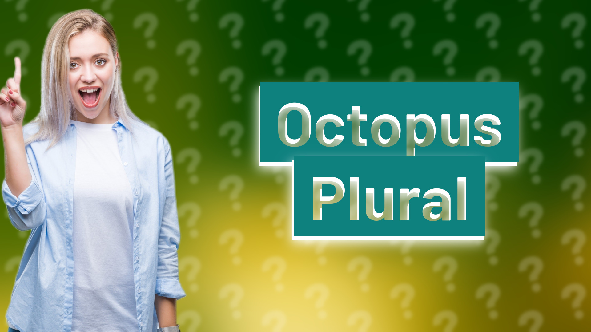 Octopus Plural