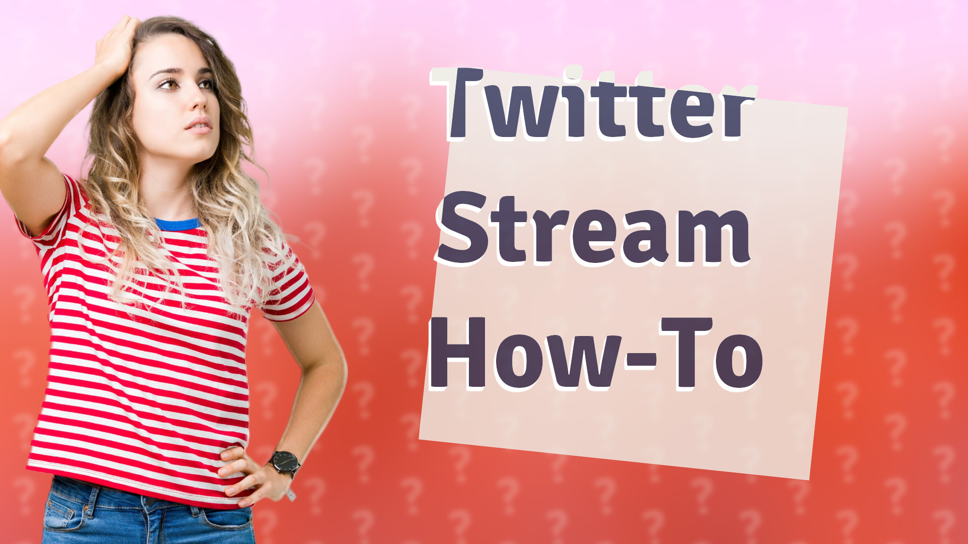 Twitter Stream How-To