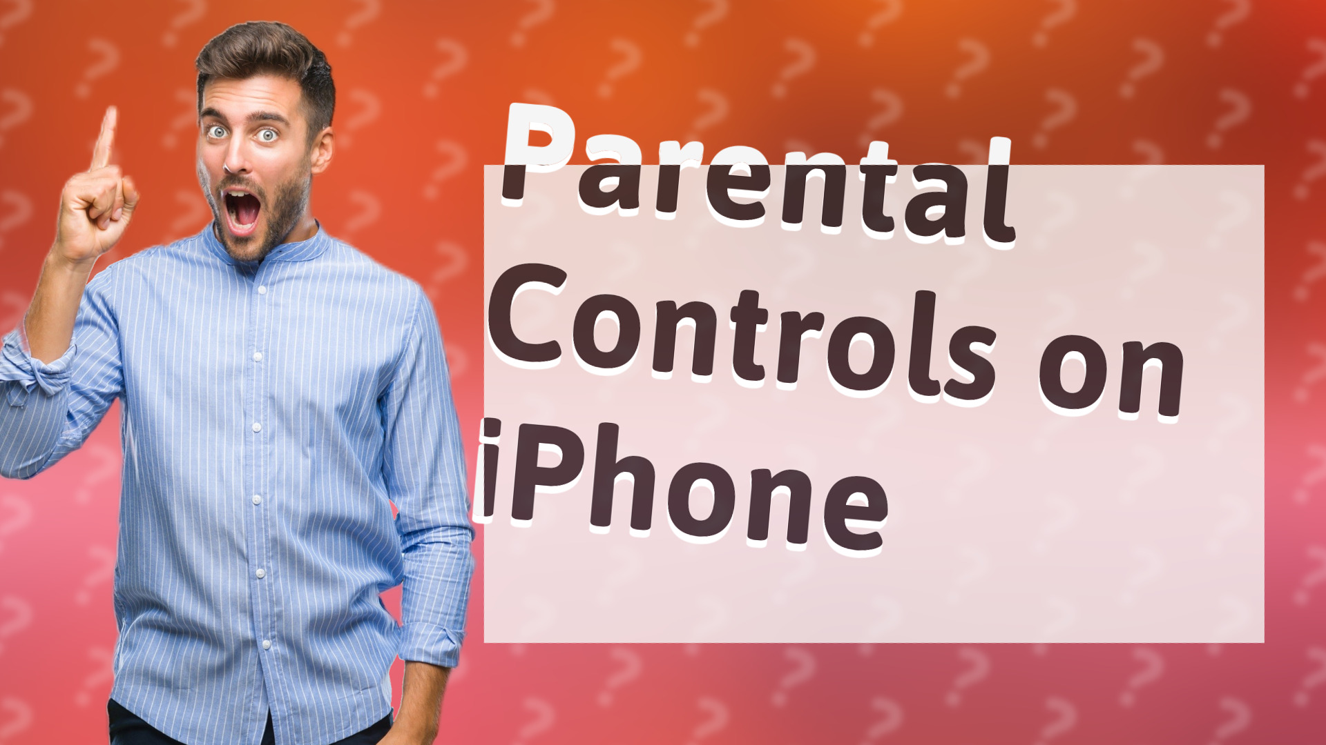 Parental Controls on iPhone
