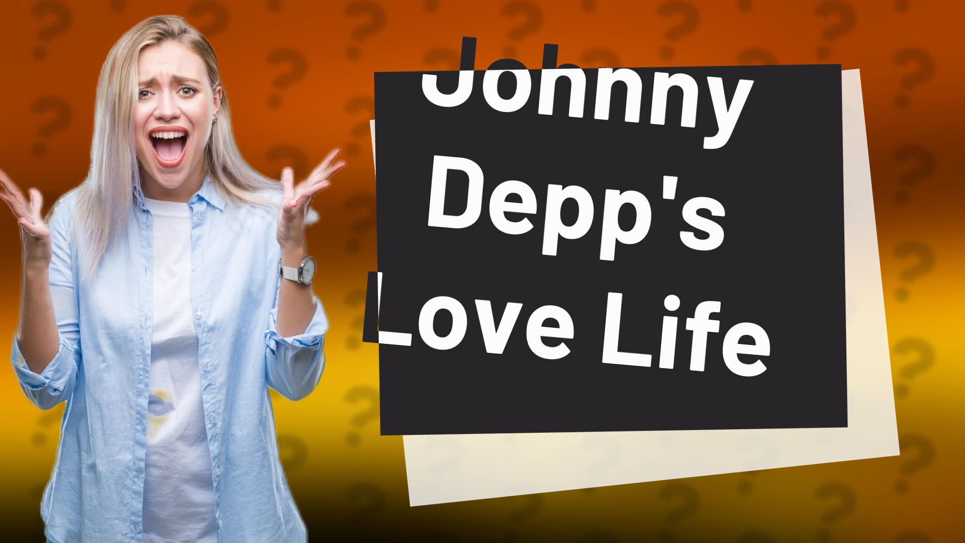 Johnny Depp's Love Life