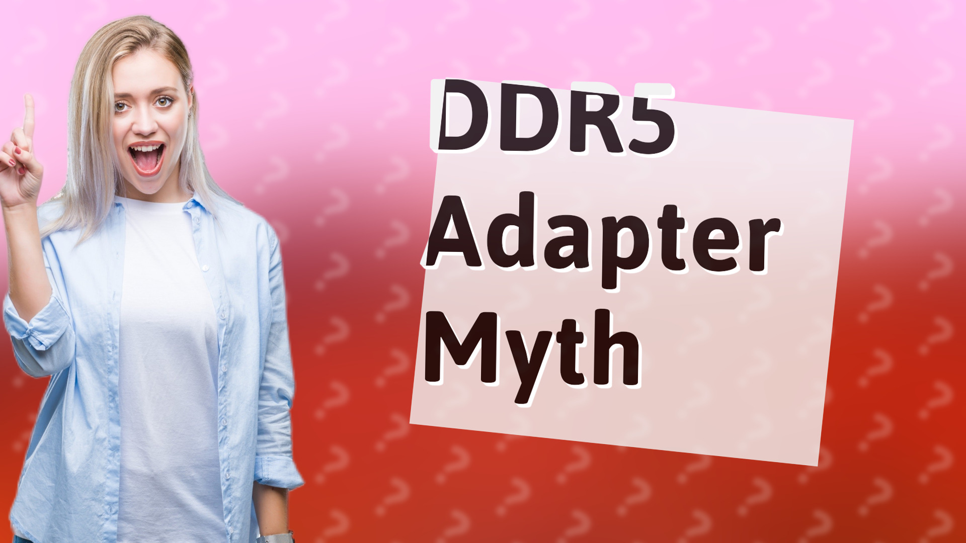 DDR5 Adapter Myth