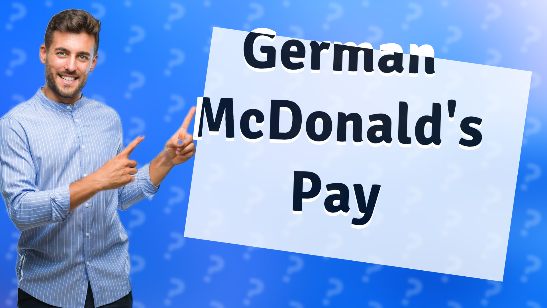 German McDonald's Pay