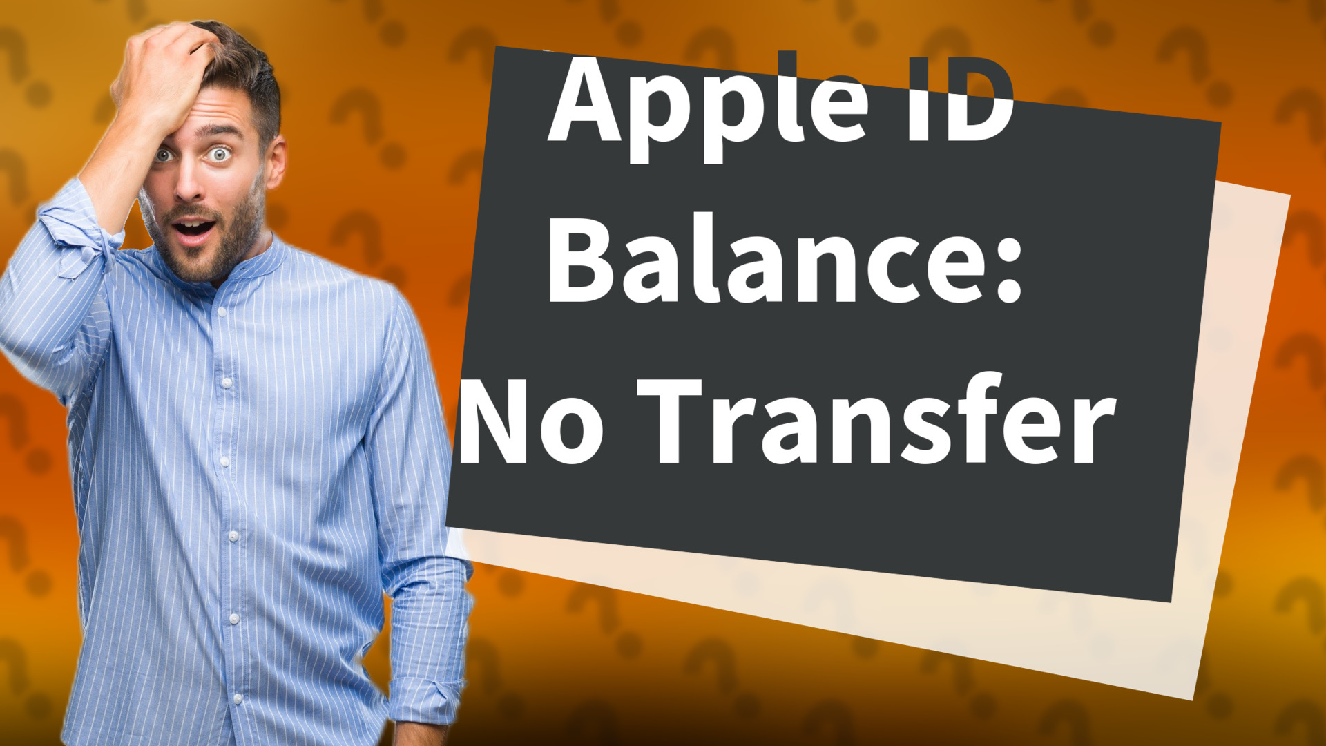 Apple ID Balance: No Transfer