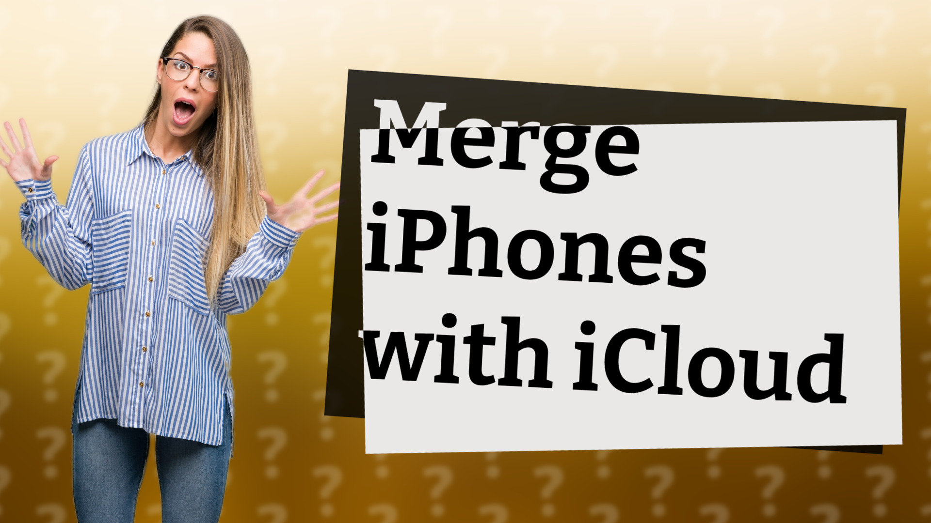 Merge iPhones with iCloud