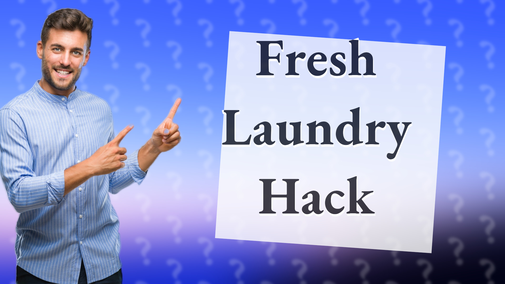 Fresh Laundry Hack