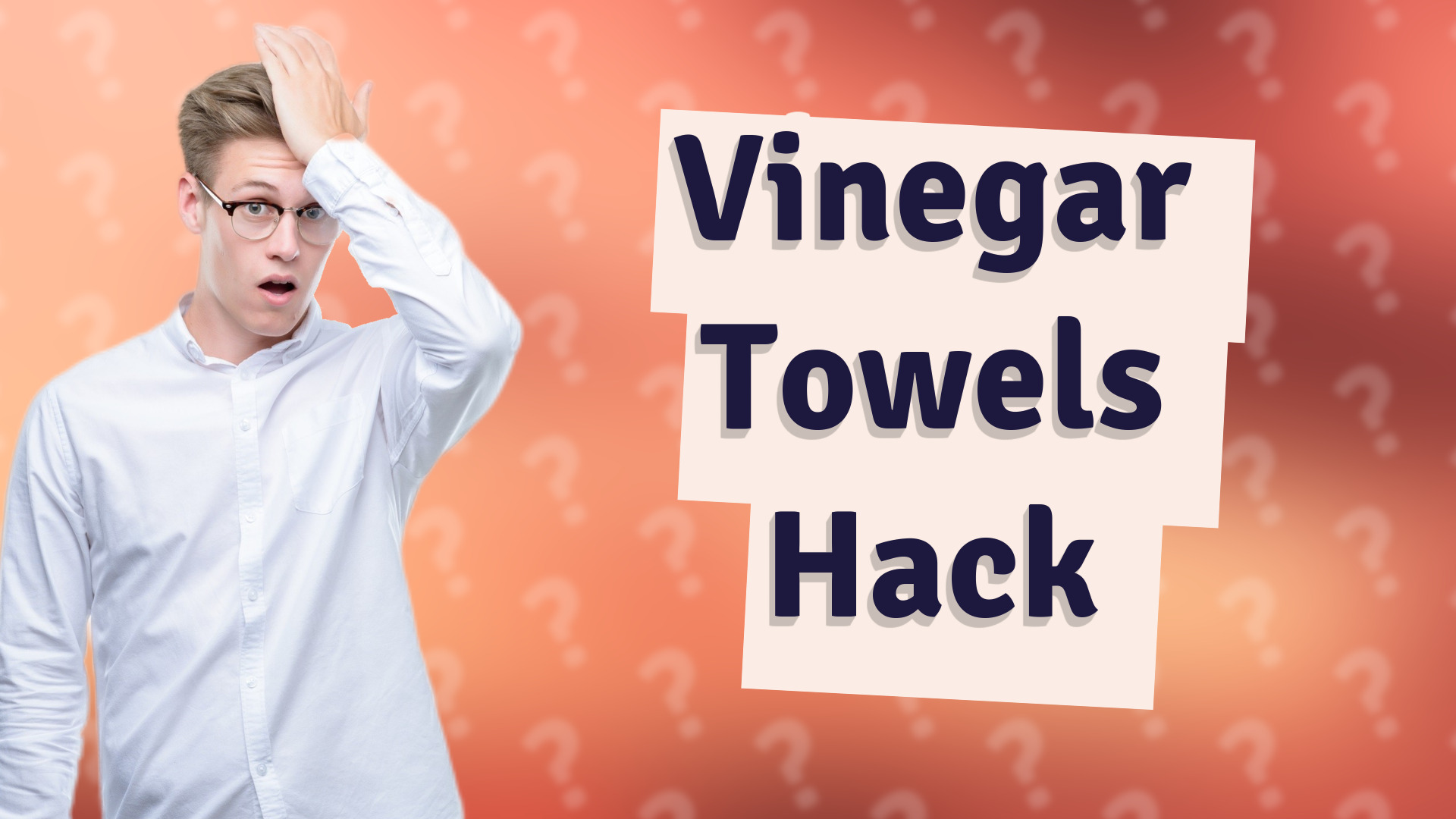 Vinegar Towels Hack