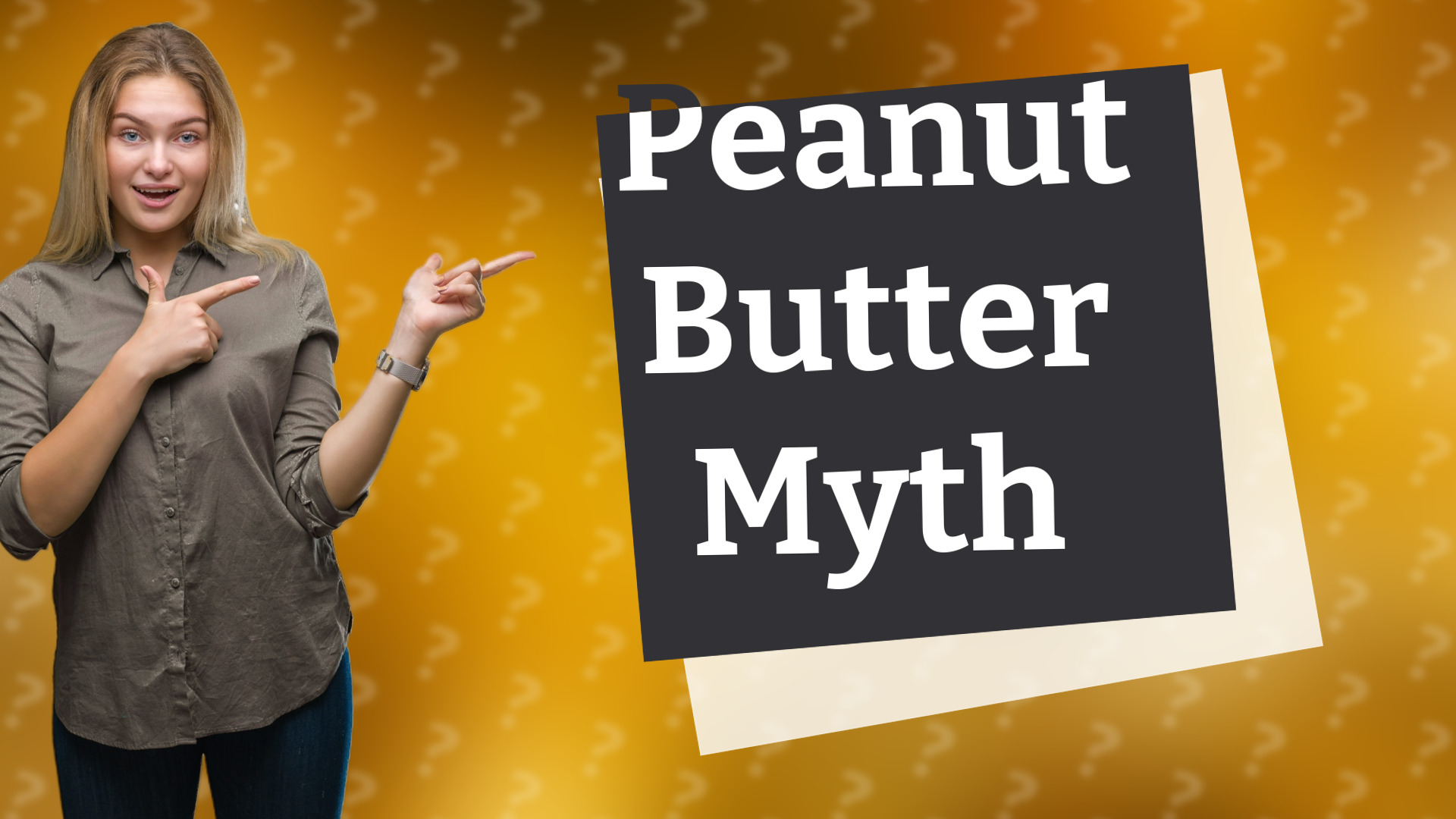 Peanut Butter Myth