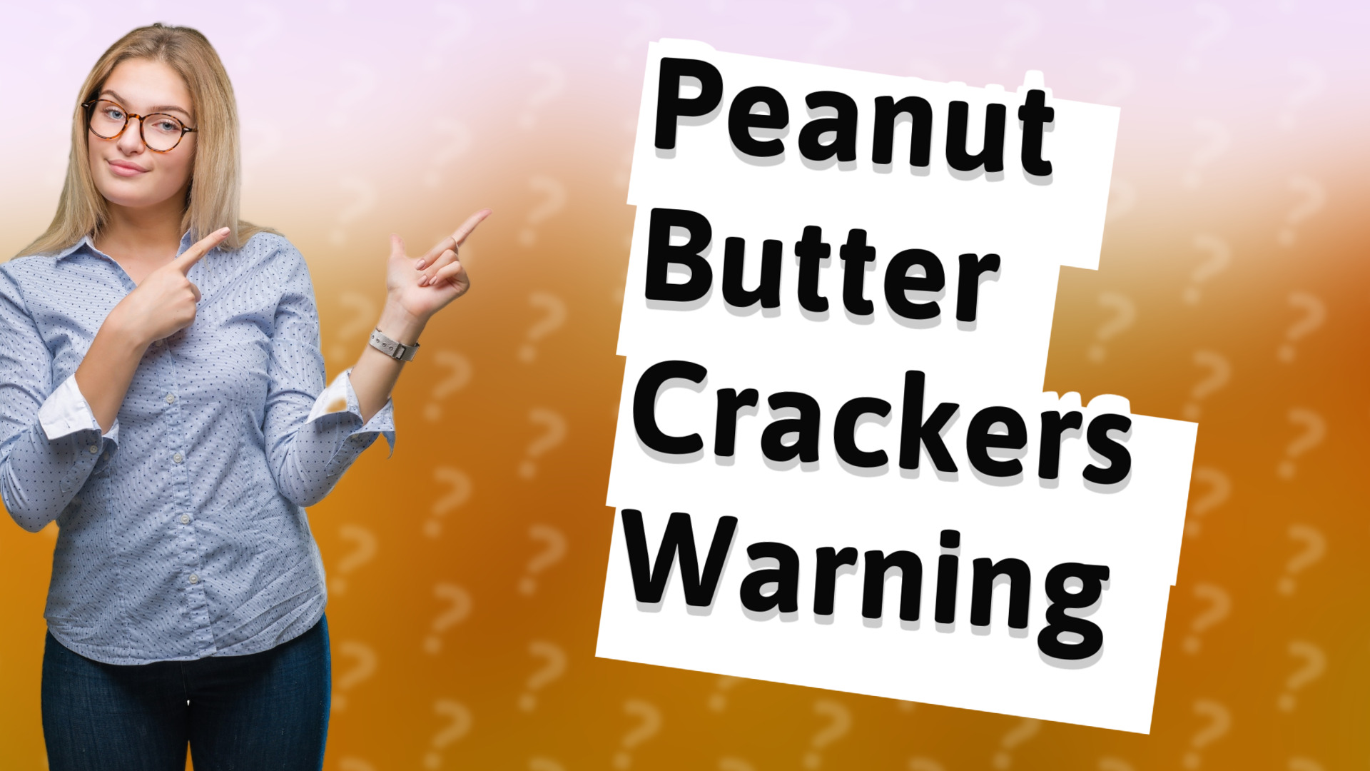 Peanut Butter Crackers Warning
