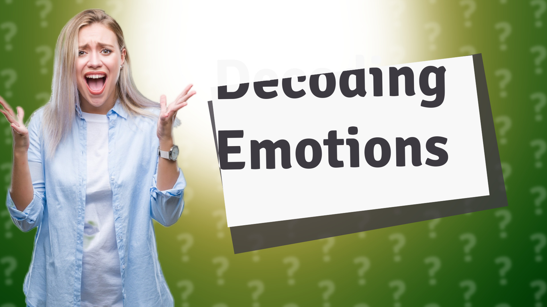 Decoding Emotions
