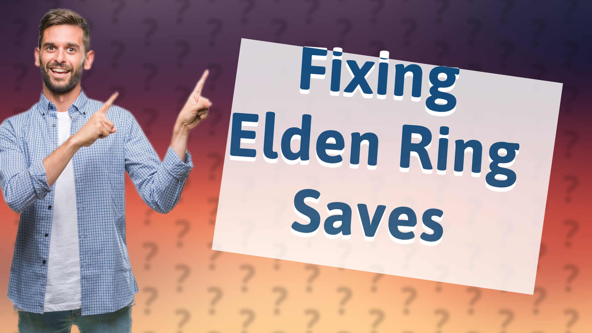 Fixing Elden Ring Saves