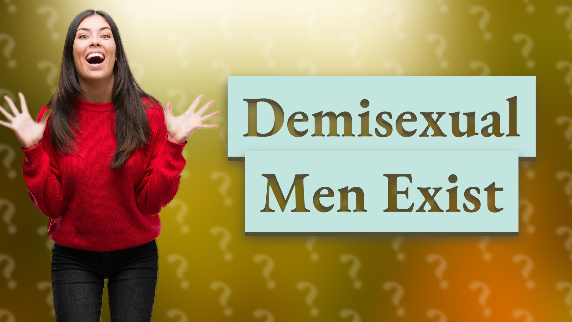 Demisexual Men Exist