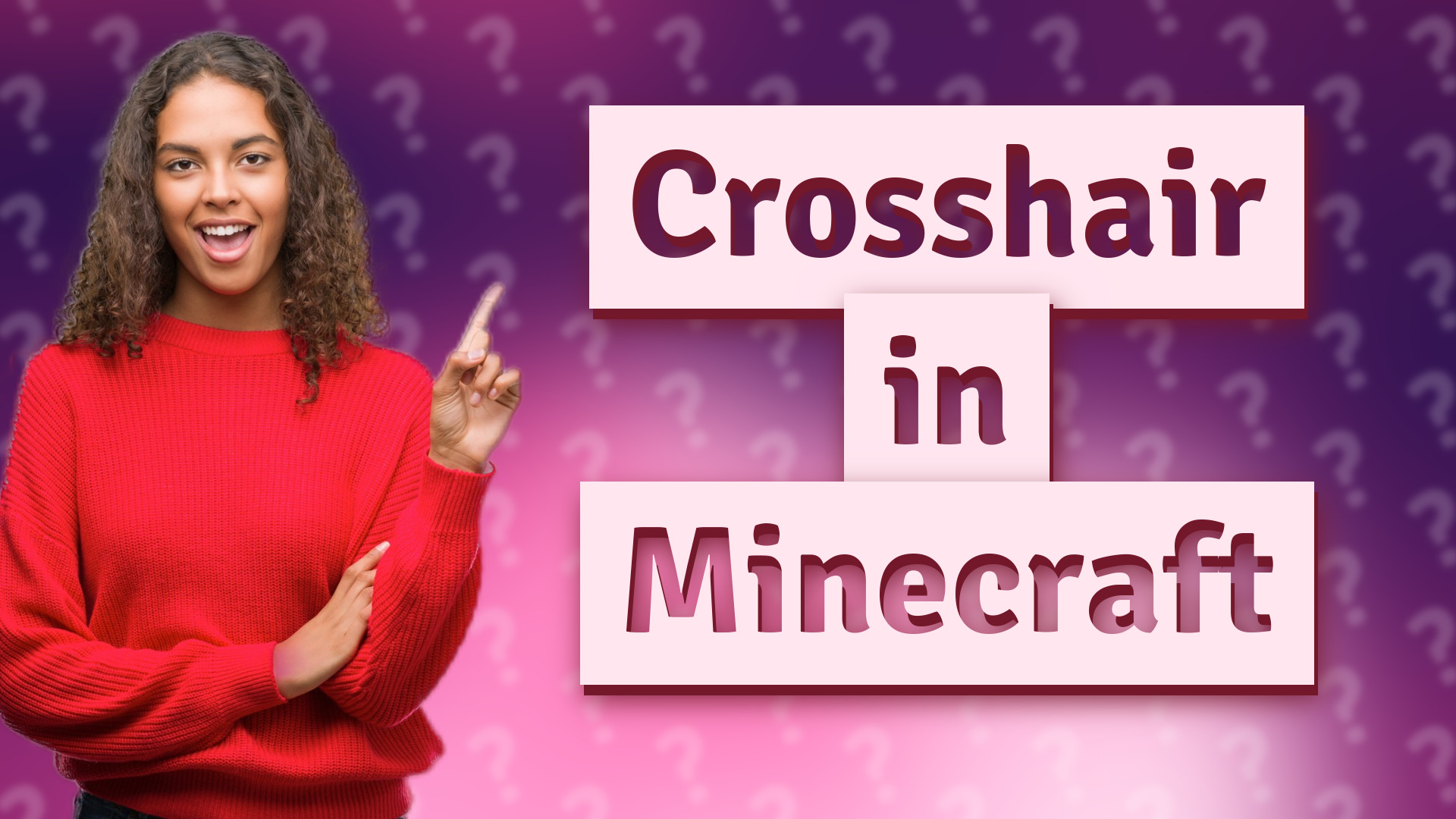 Crosshair in Minecraft