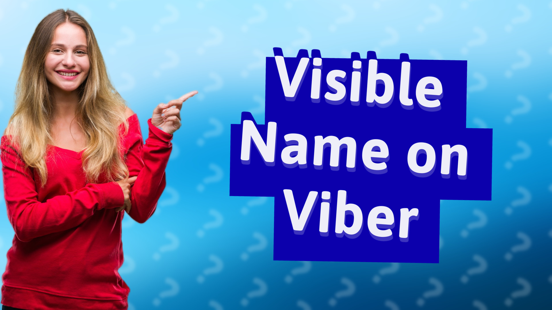 Visible Name on Viber