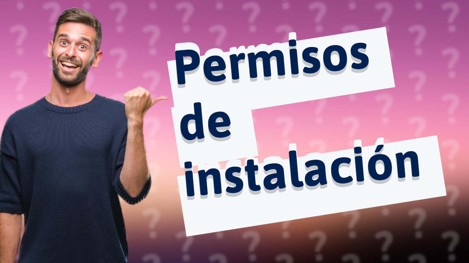 Permisos de instalación