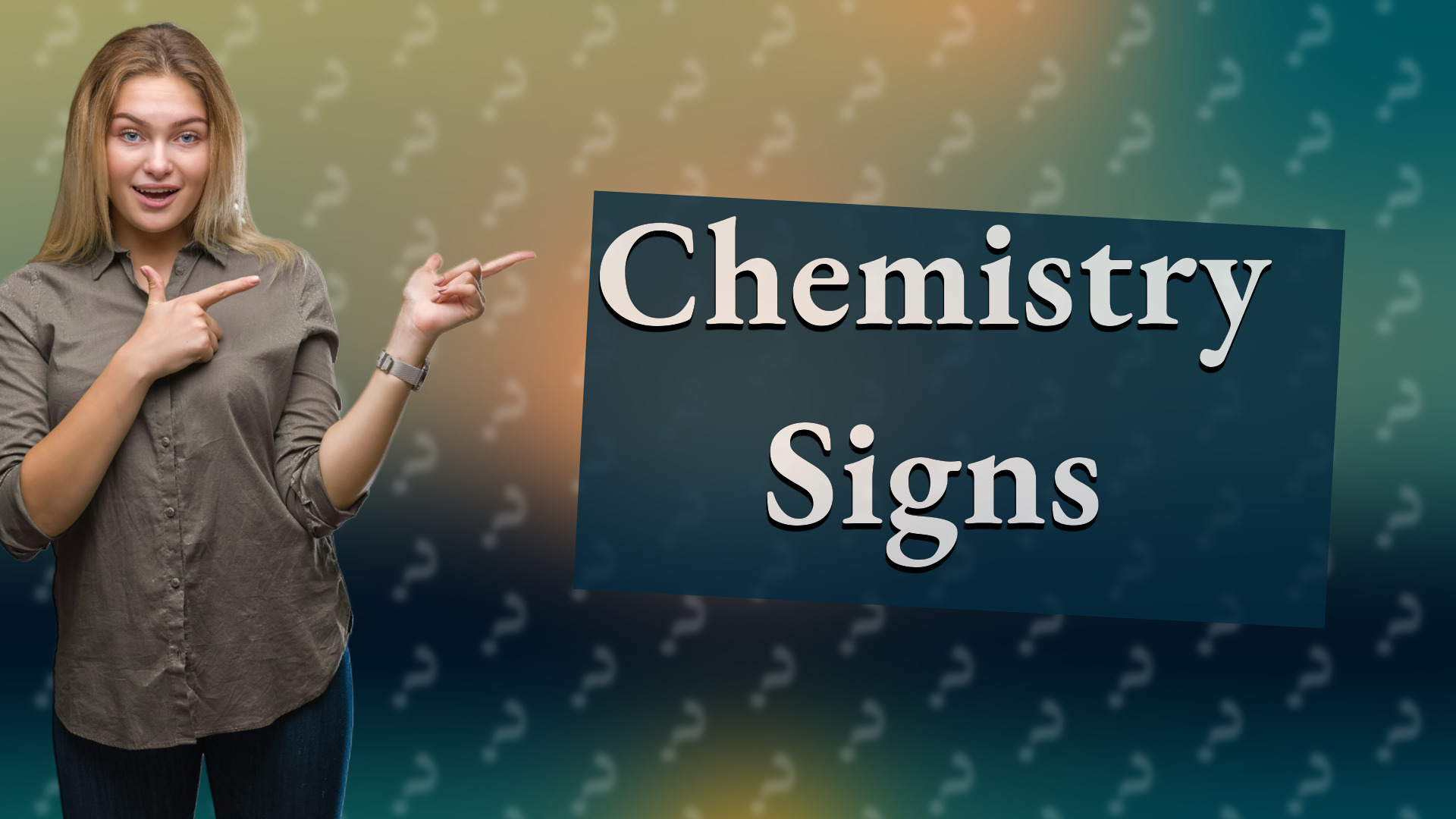 Chemistry Signs