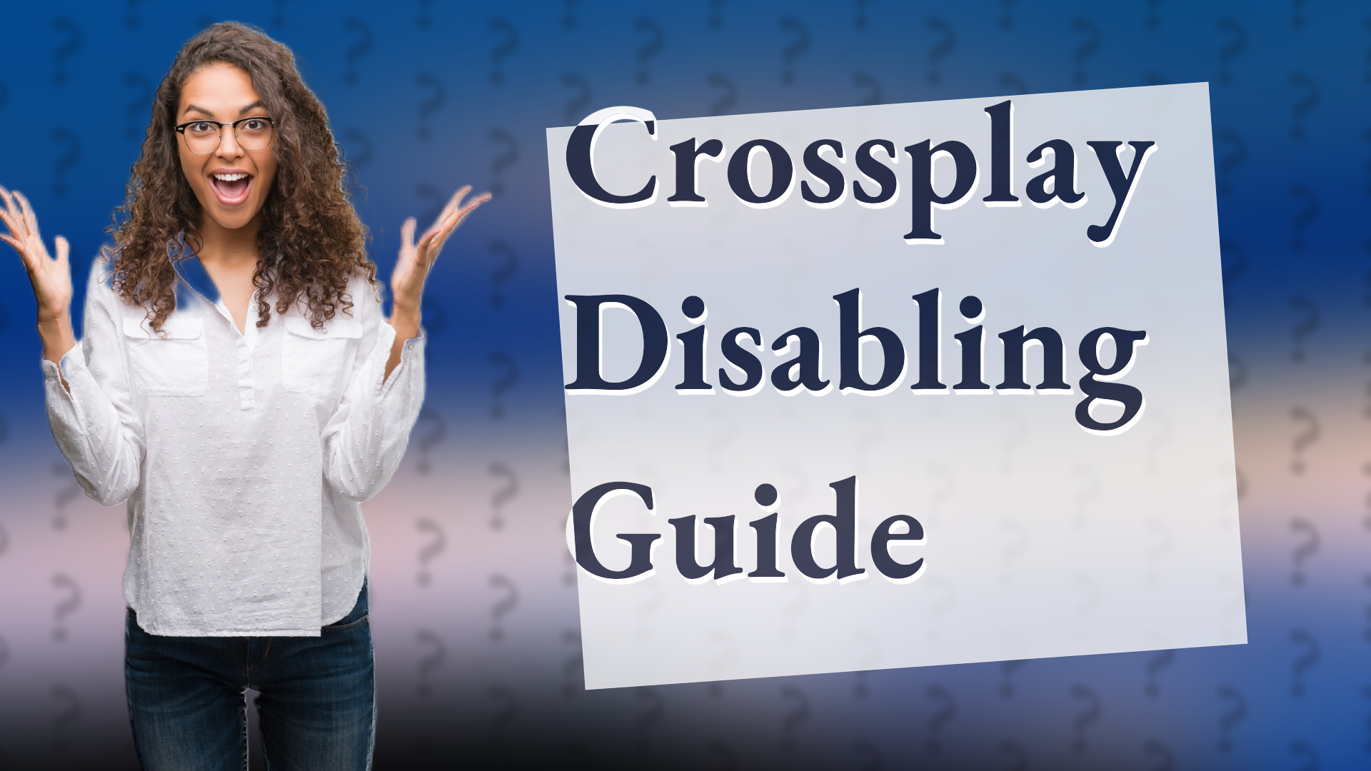 Crossplay Disabling Guide