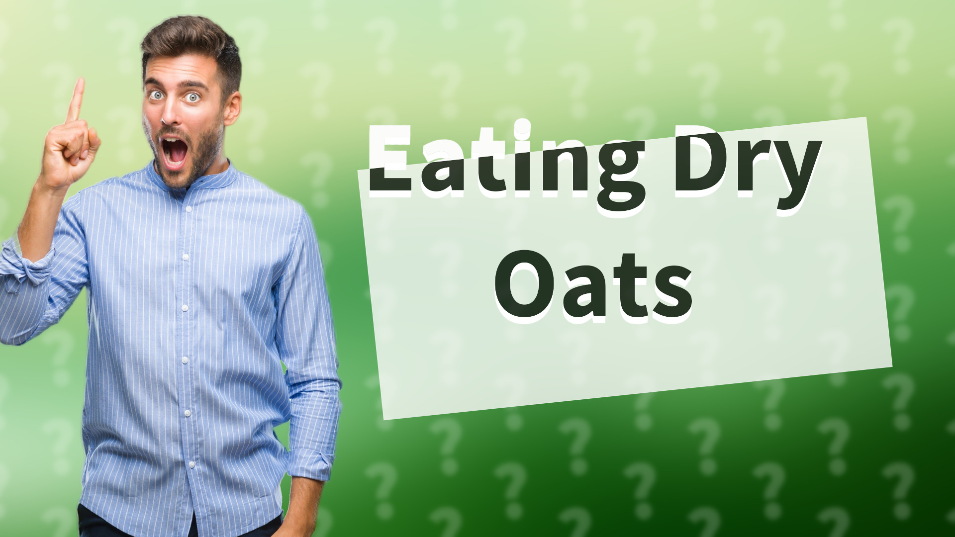Eating Dry Oats