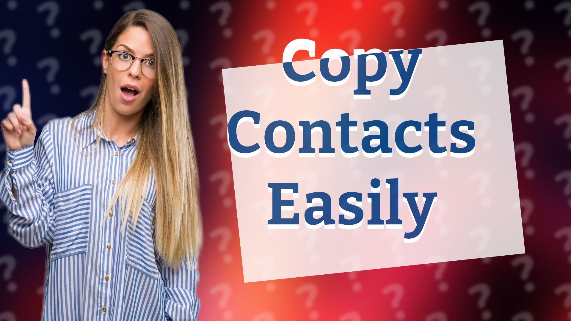 Copy Contacts Easily