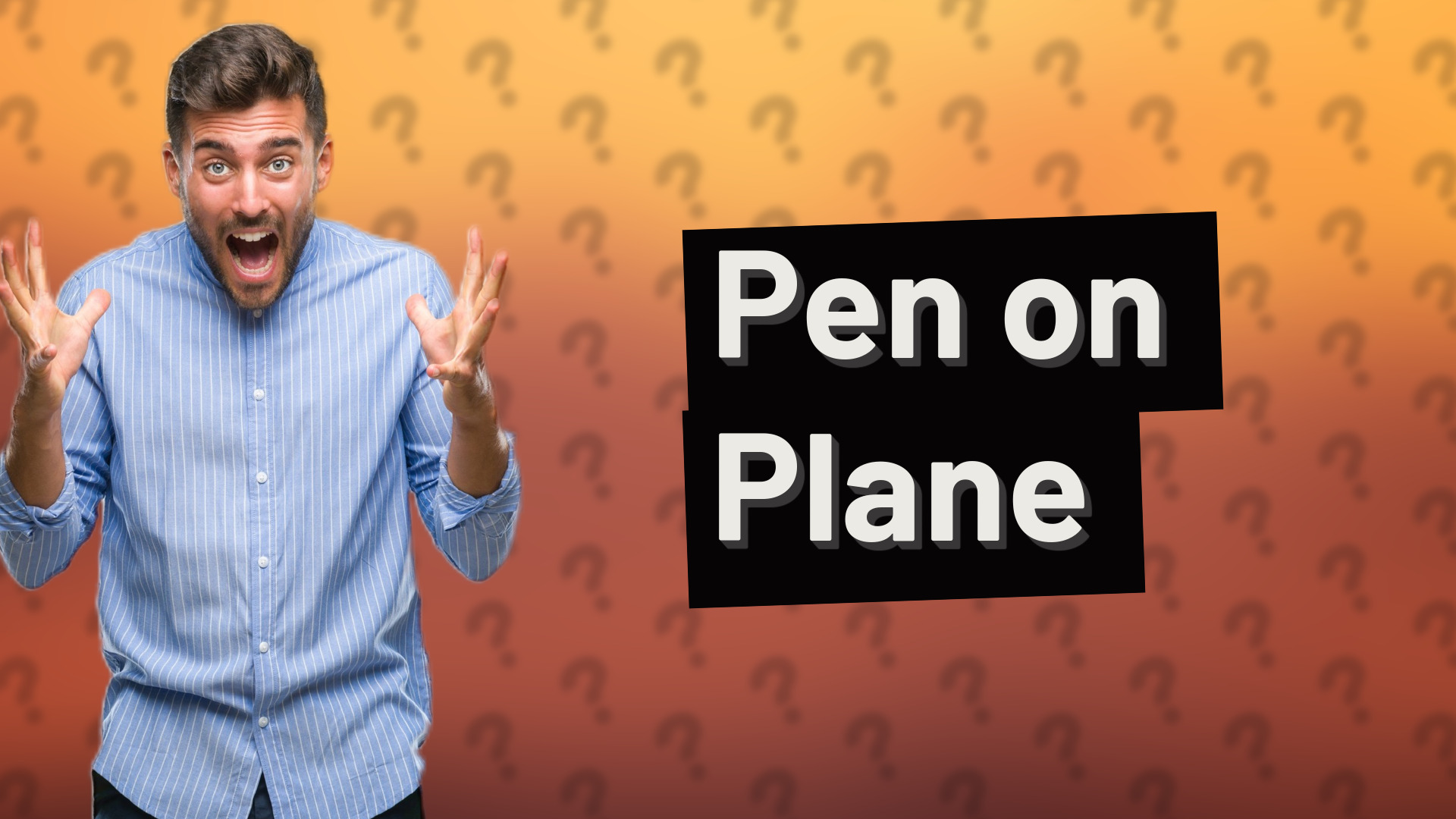 Pen on Plane