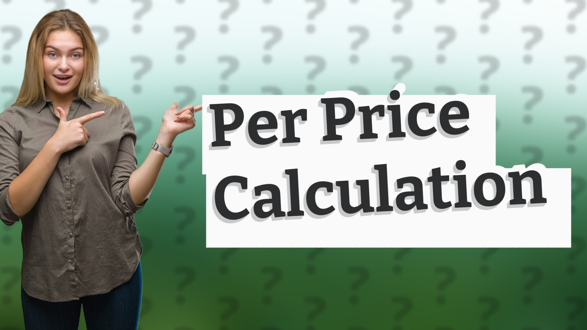 Per Price Calculation
