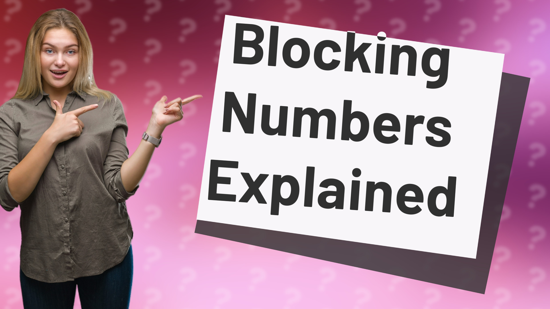 Blocking Numbers Explained