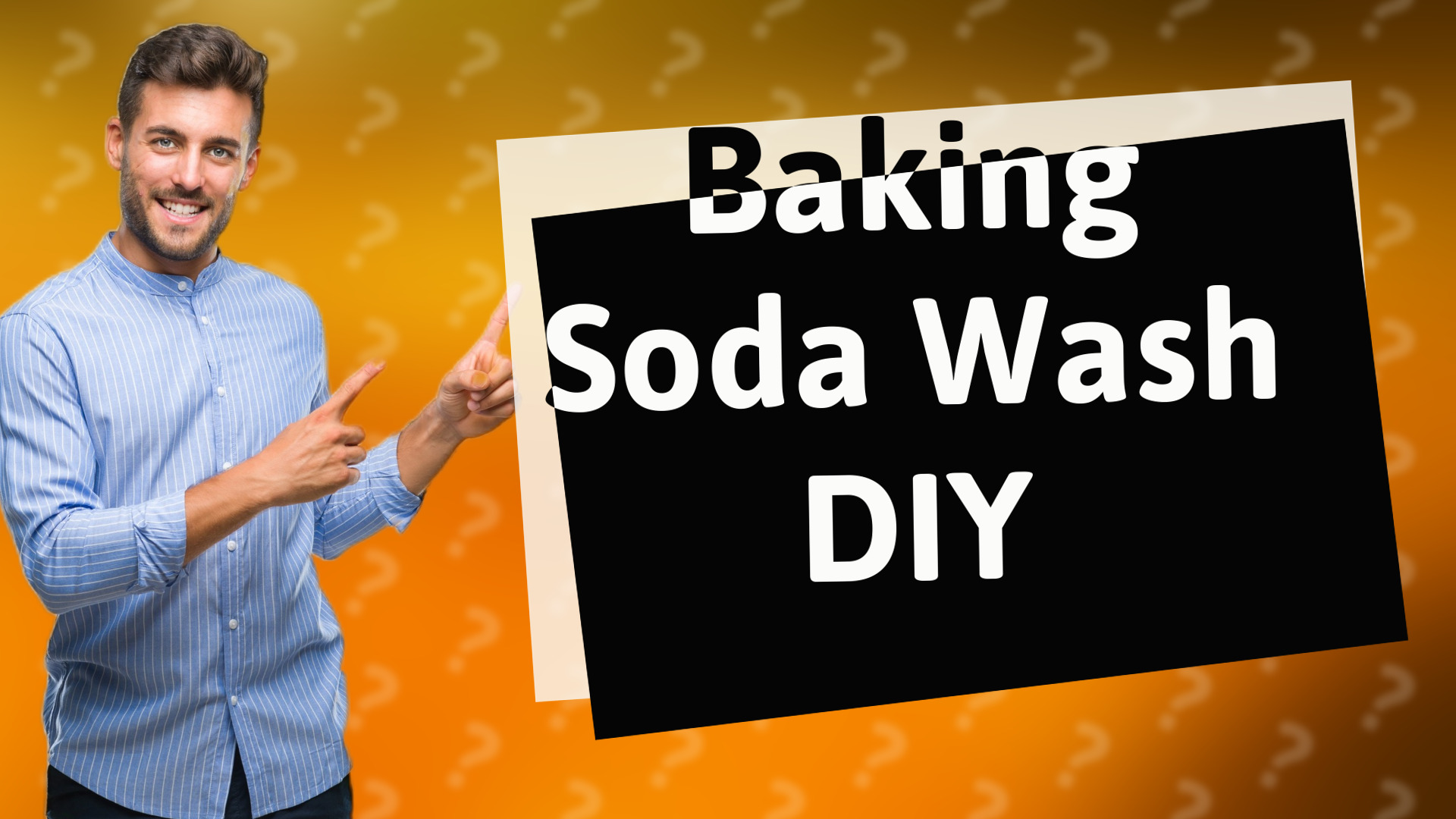 Baking Soda Wash DIY
