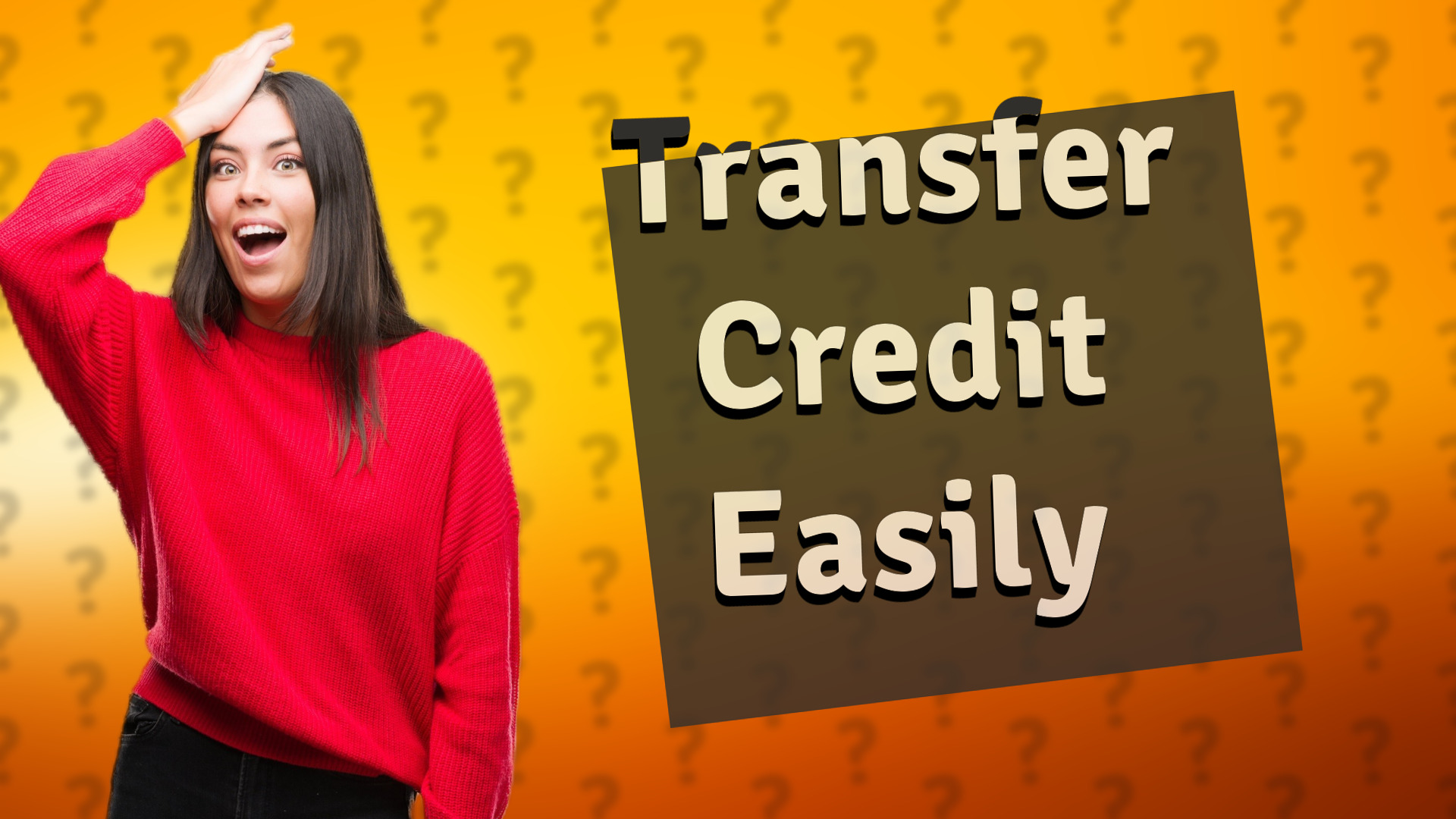 Transfer Credit Easily