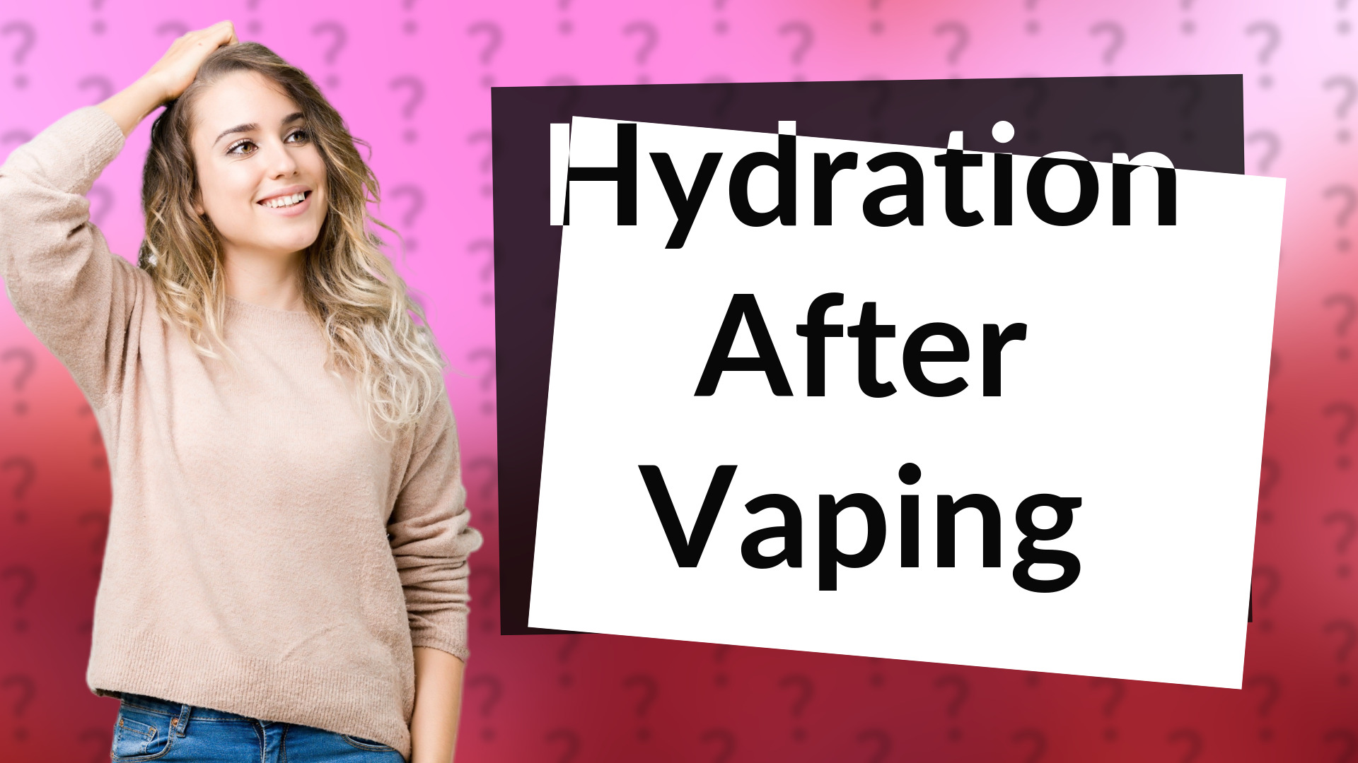 Hydration After Vaping