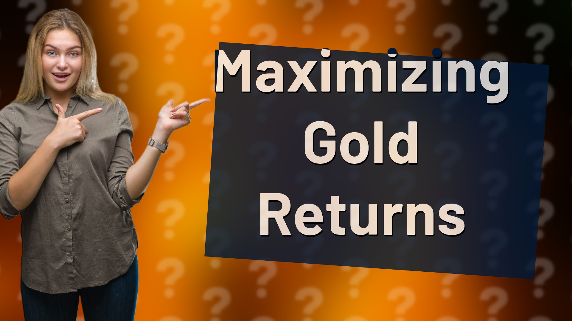 Maximizing Gold Returns