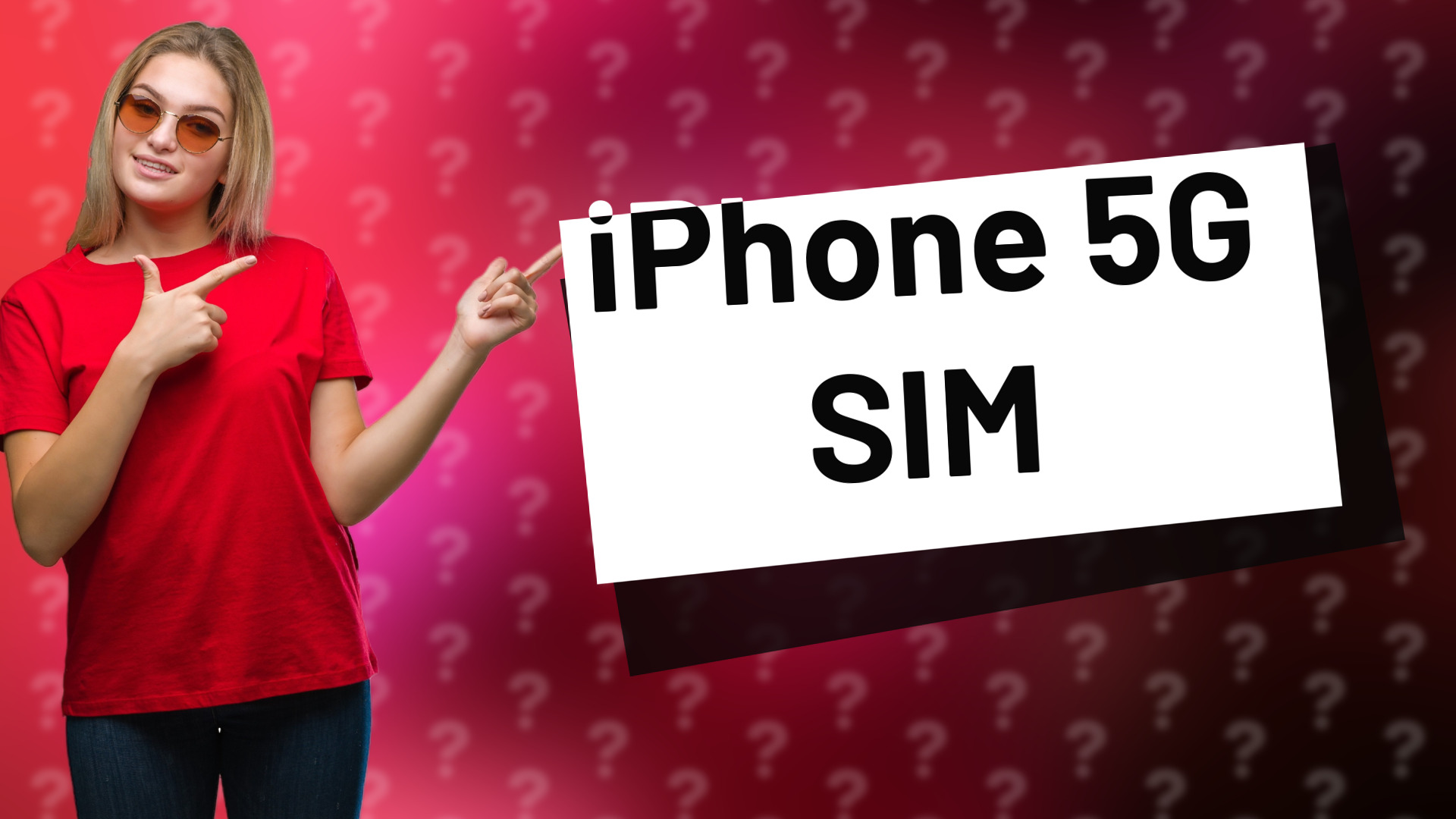 iPhone 5G SIM