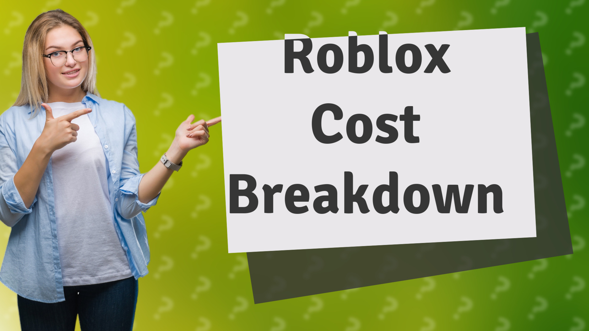 Roblox Cost Breakdown