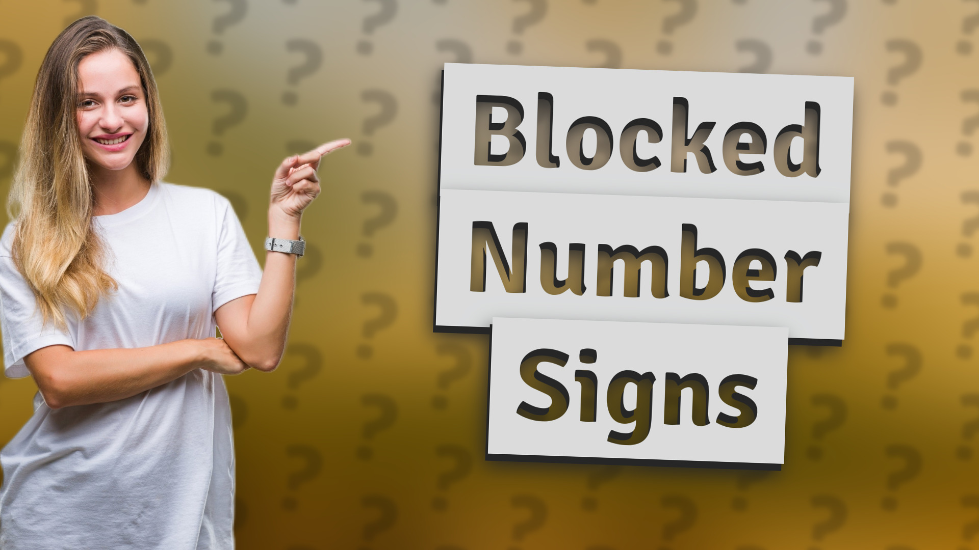 Blocked Number Signs