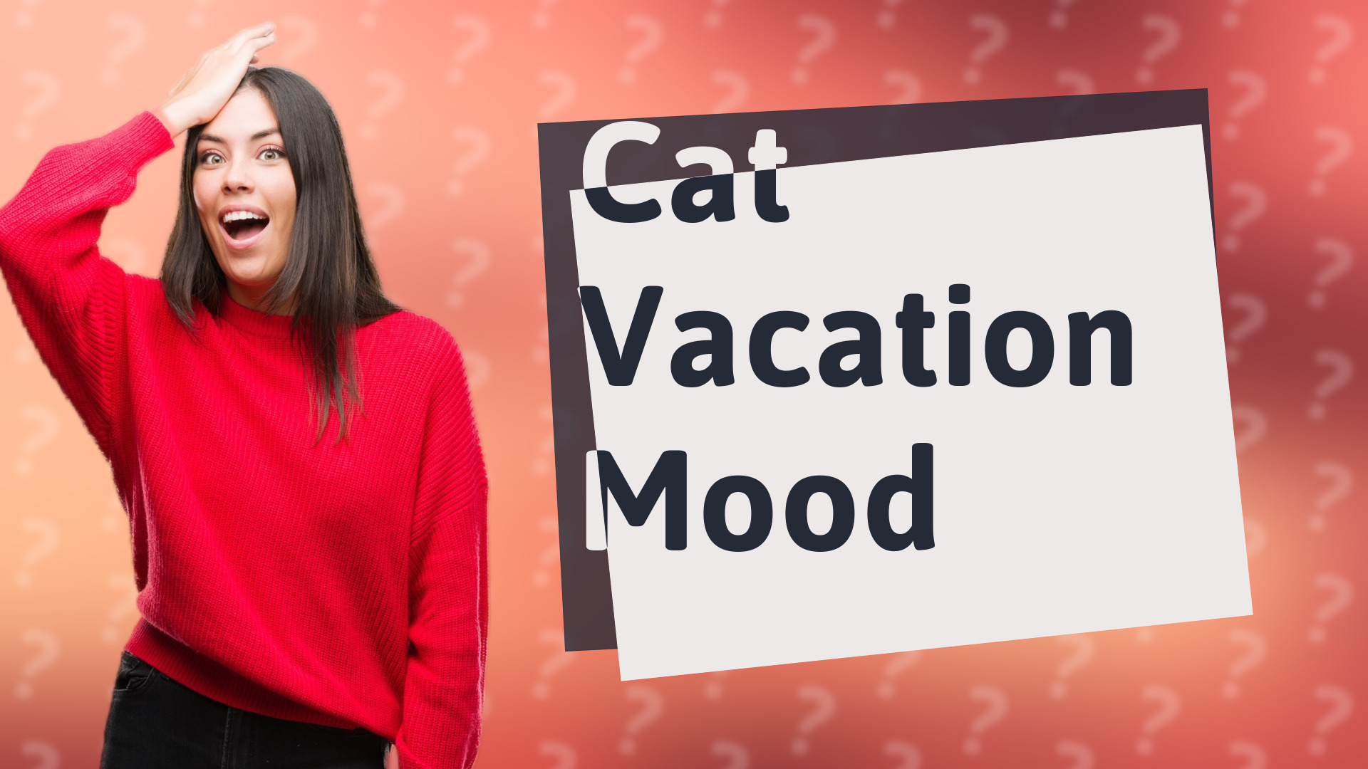 Cat Vacation Mood