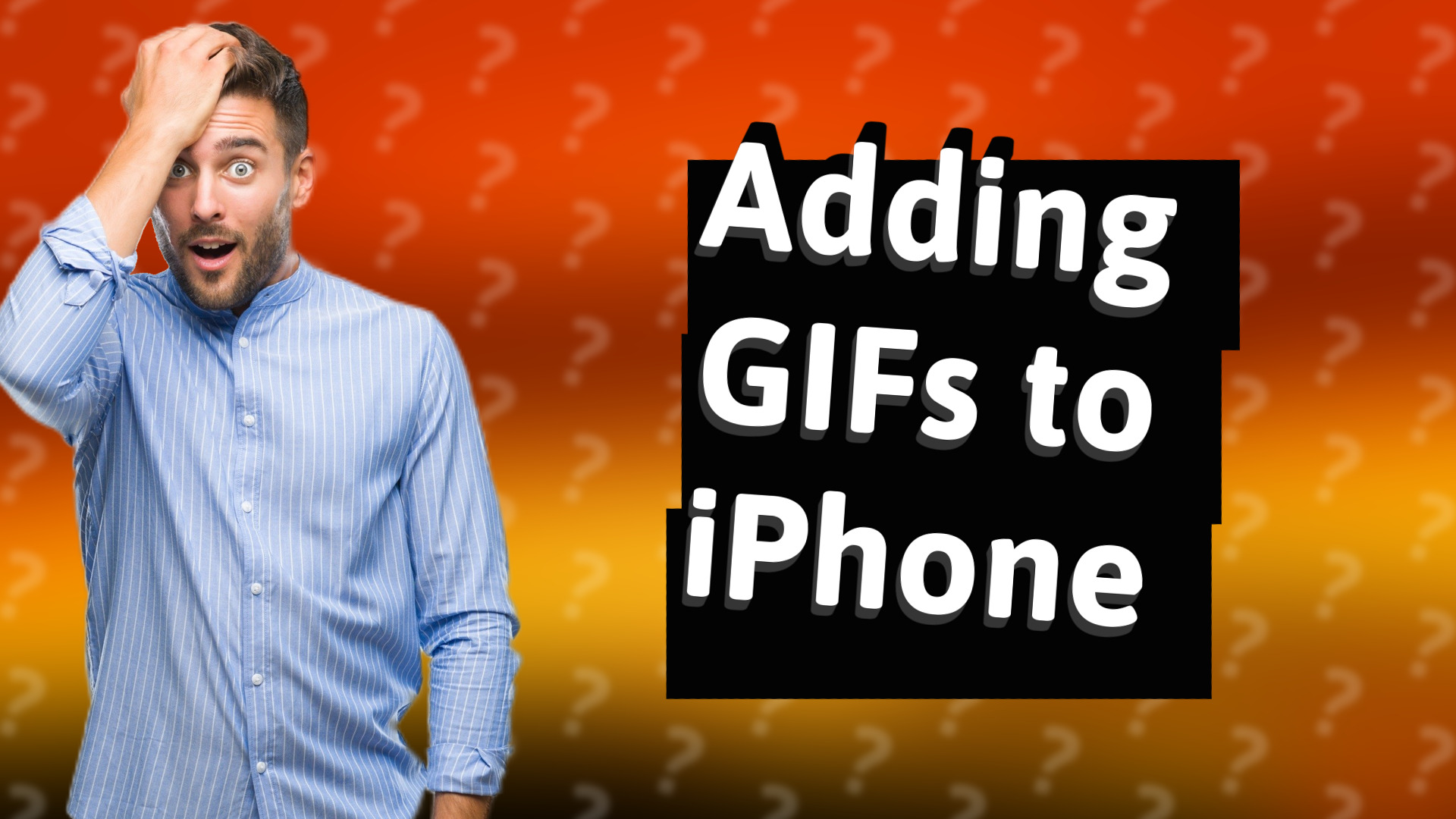 Adding GIFs to iPhone