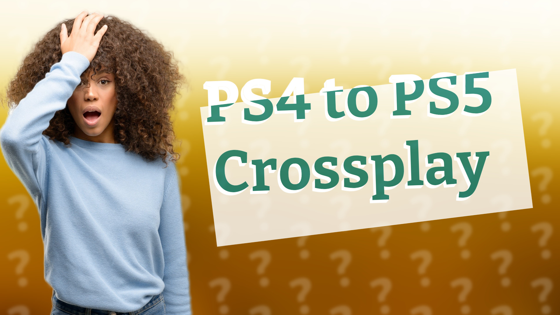 PS4 to PS5 Crossplay