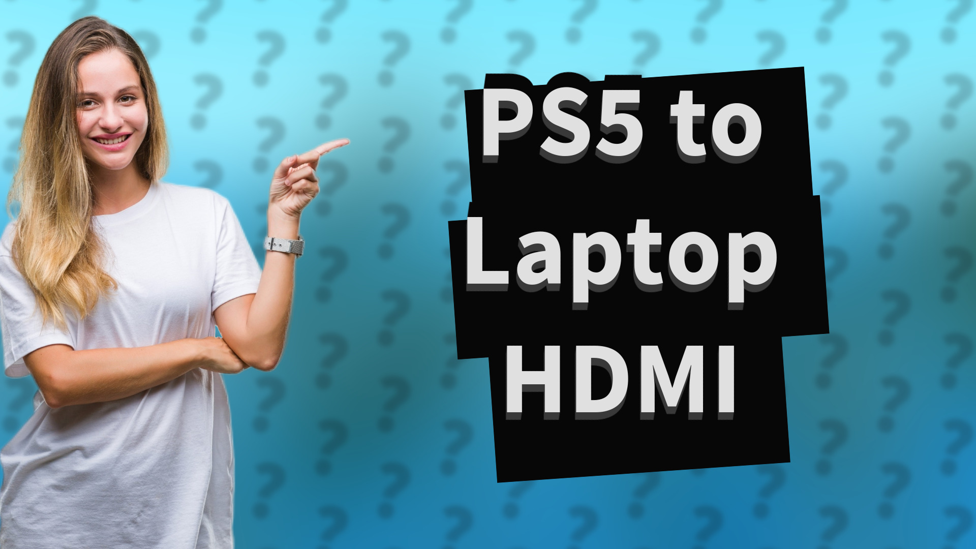 PS5 to Laptop HDMI
