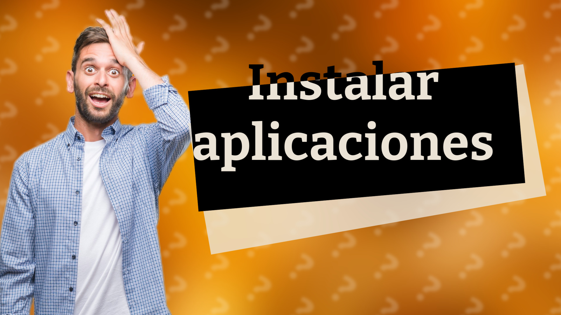 Instalar aplicaciones