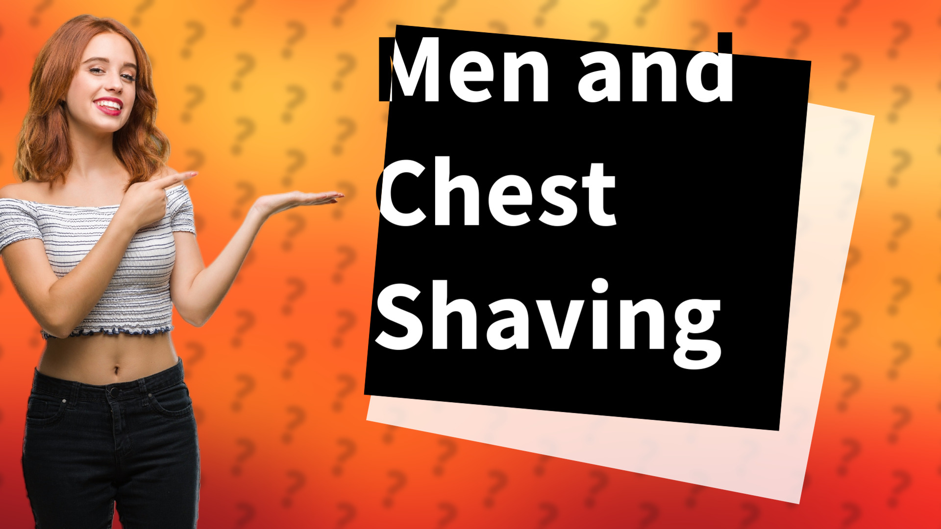 Men and Chest Shaving