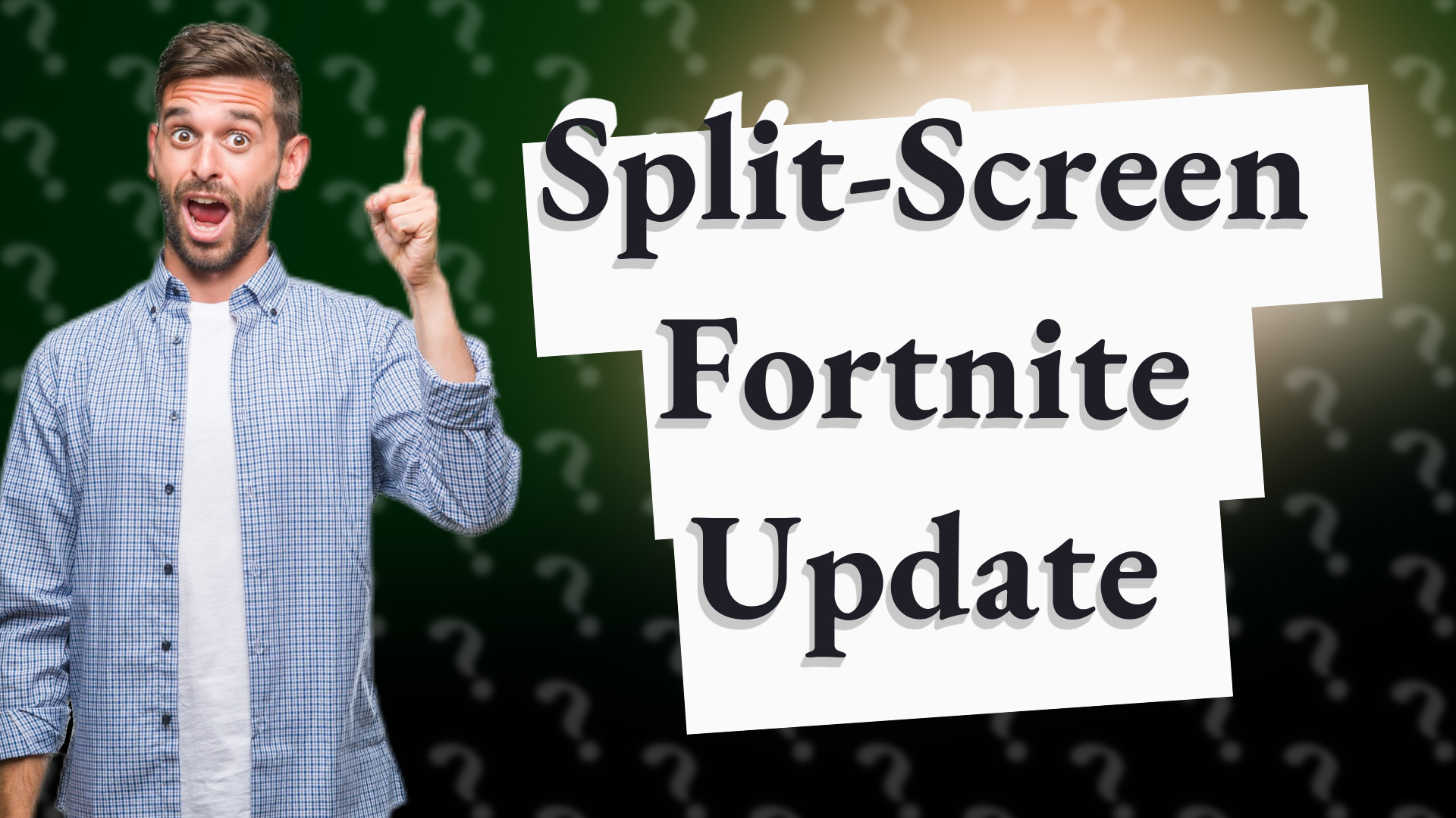 Split-Screen Fortnite Update