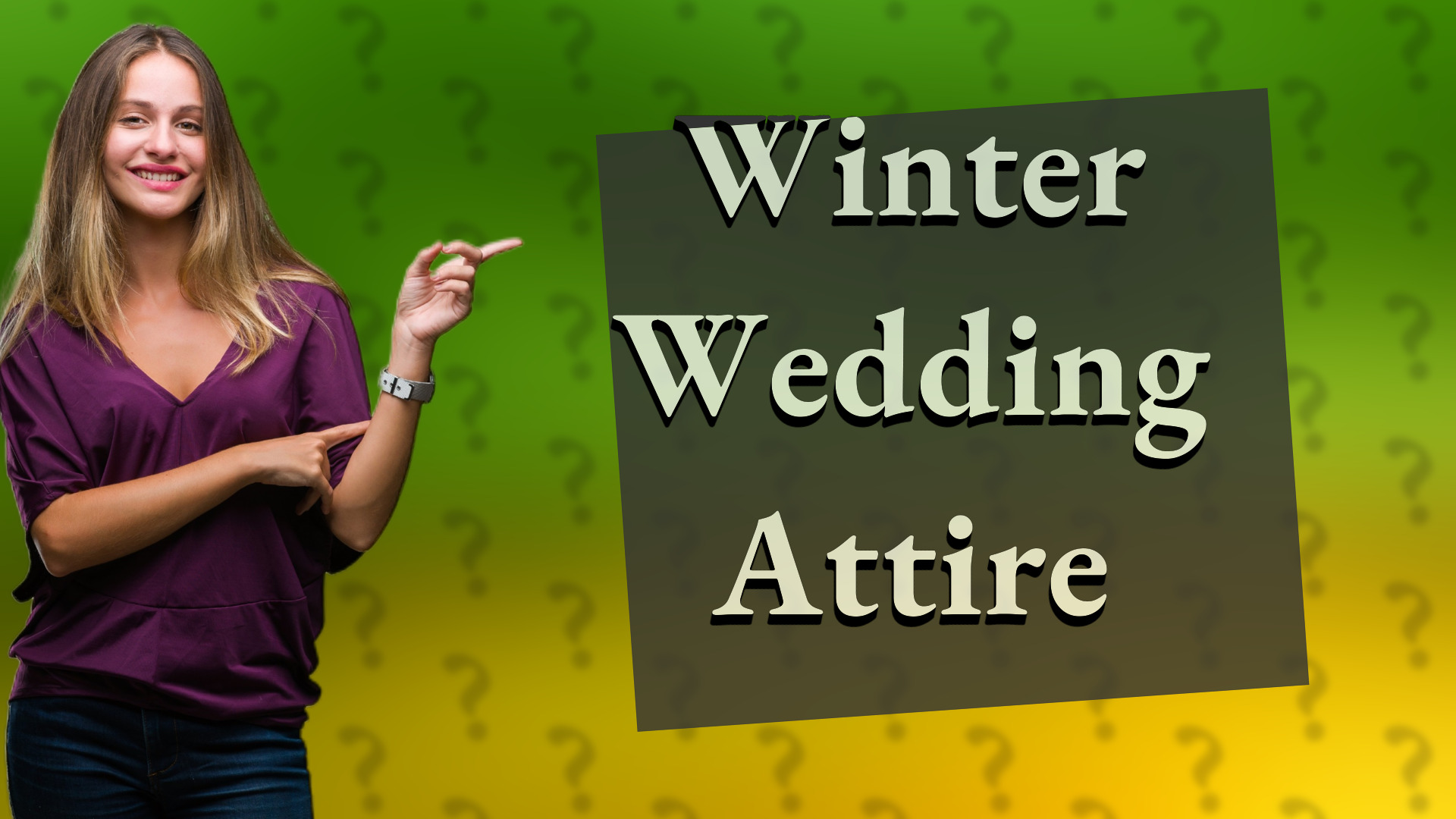 Winter Wedding Attire