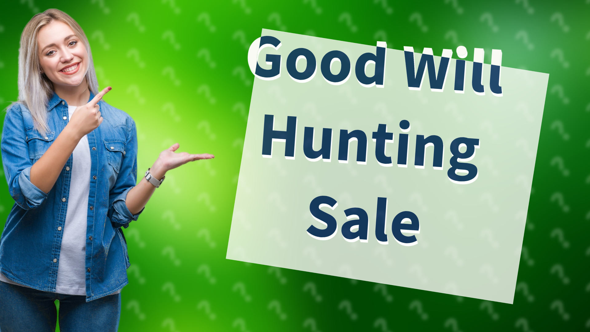 Good Will Hunting Sale