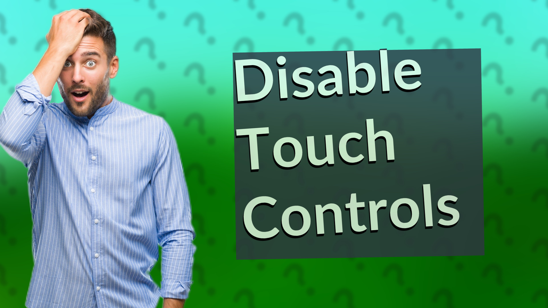 Disable Touch Controls