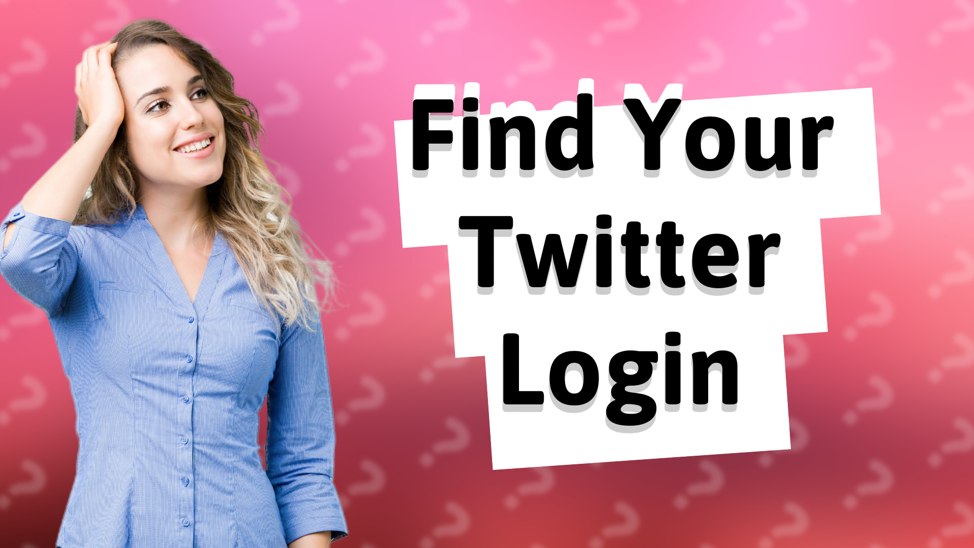 Find Your Twitter Login