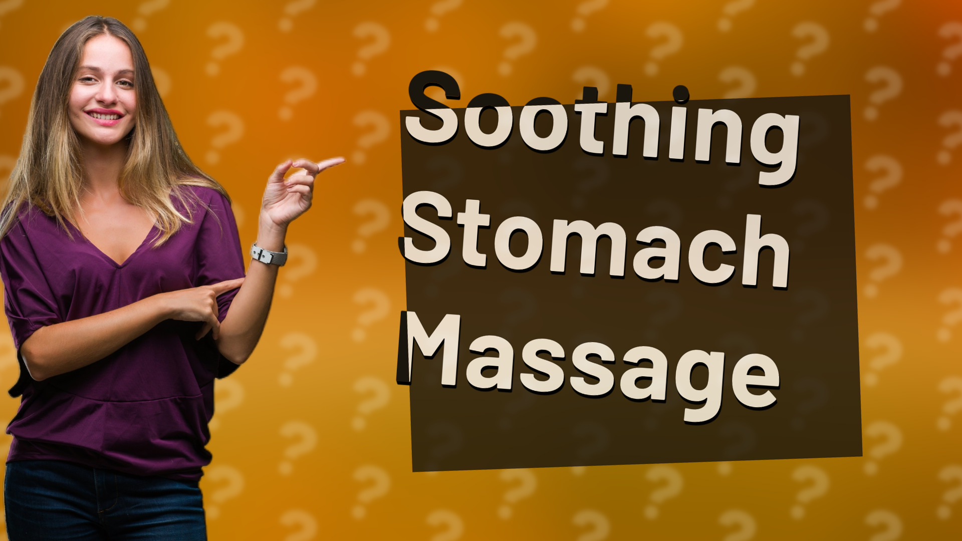 Soothing Stomach Massage