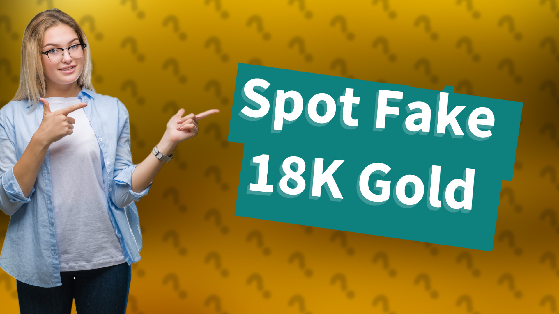 Spot Fake 18K Gold