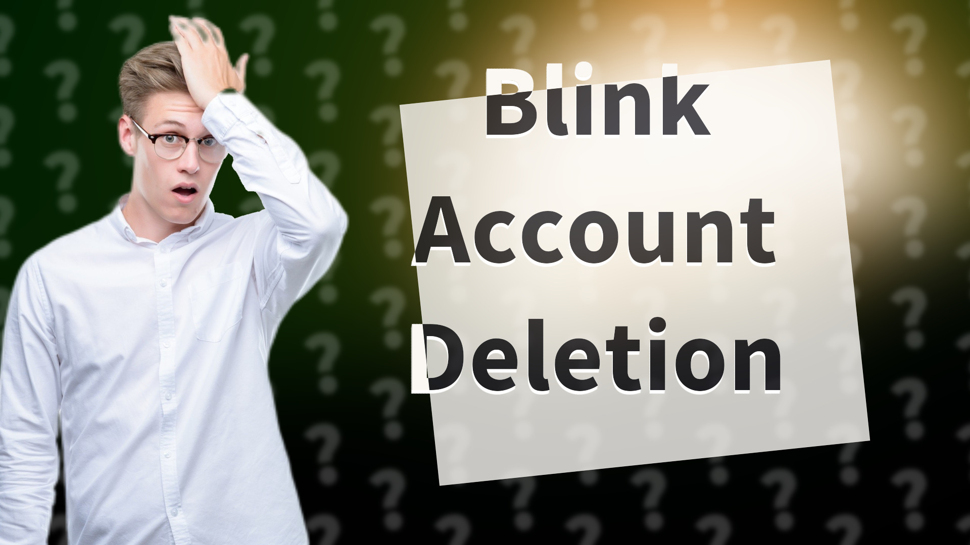 Blink Account Deletion